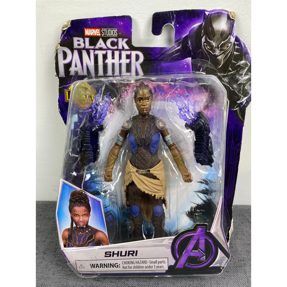 Marvel Studios Black Panther Legacy Shuri Action Figure Hasbro NEW BOX DAMAGED